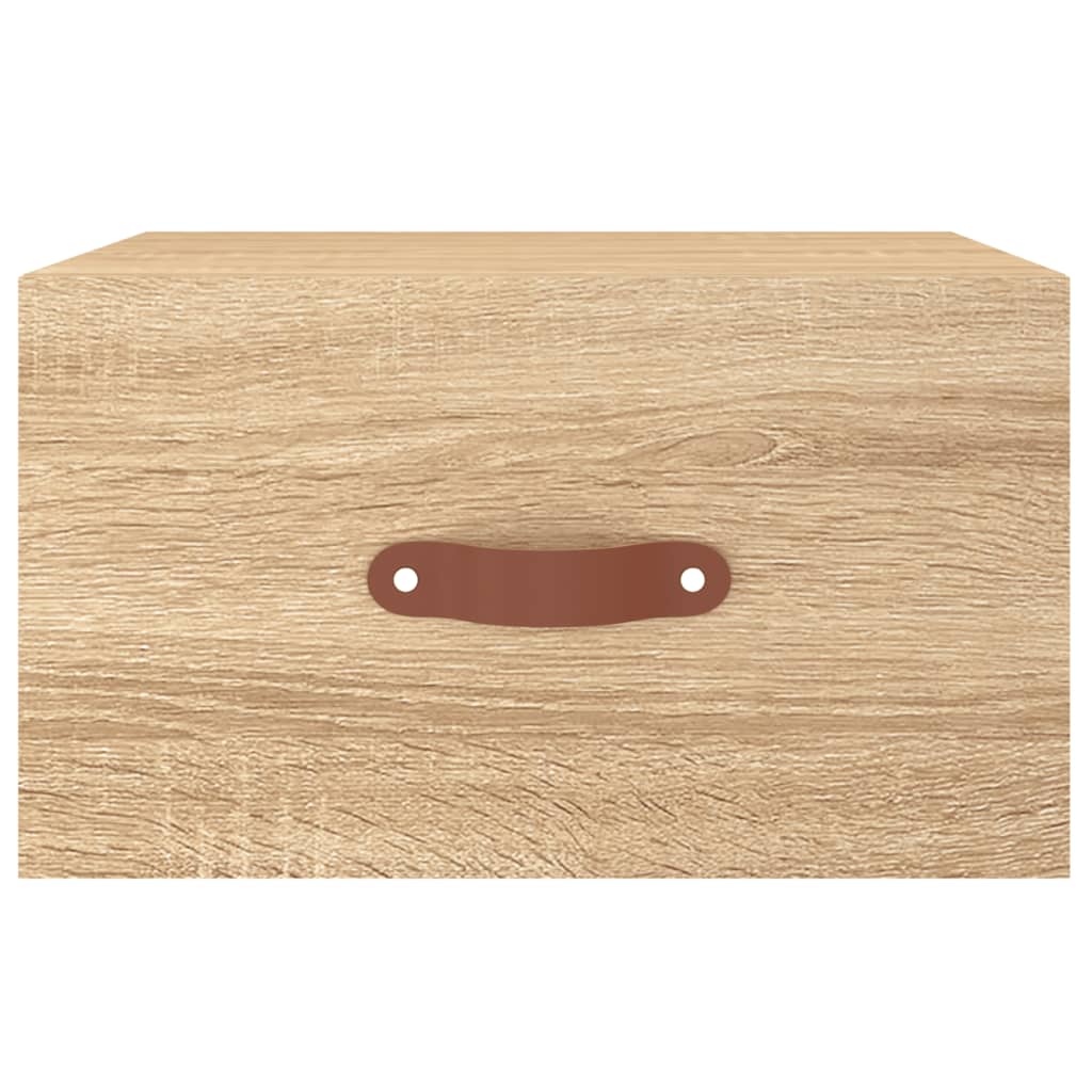 Wall-mounted Bedside Cabinet Sonoma Oak 35x35x20 cm
